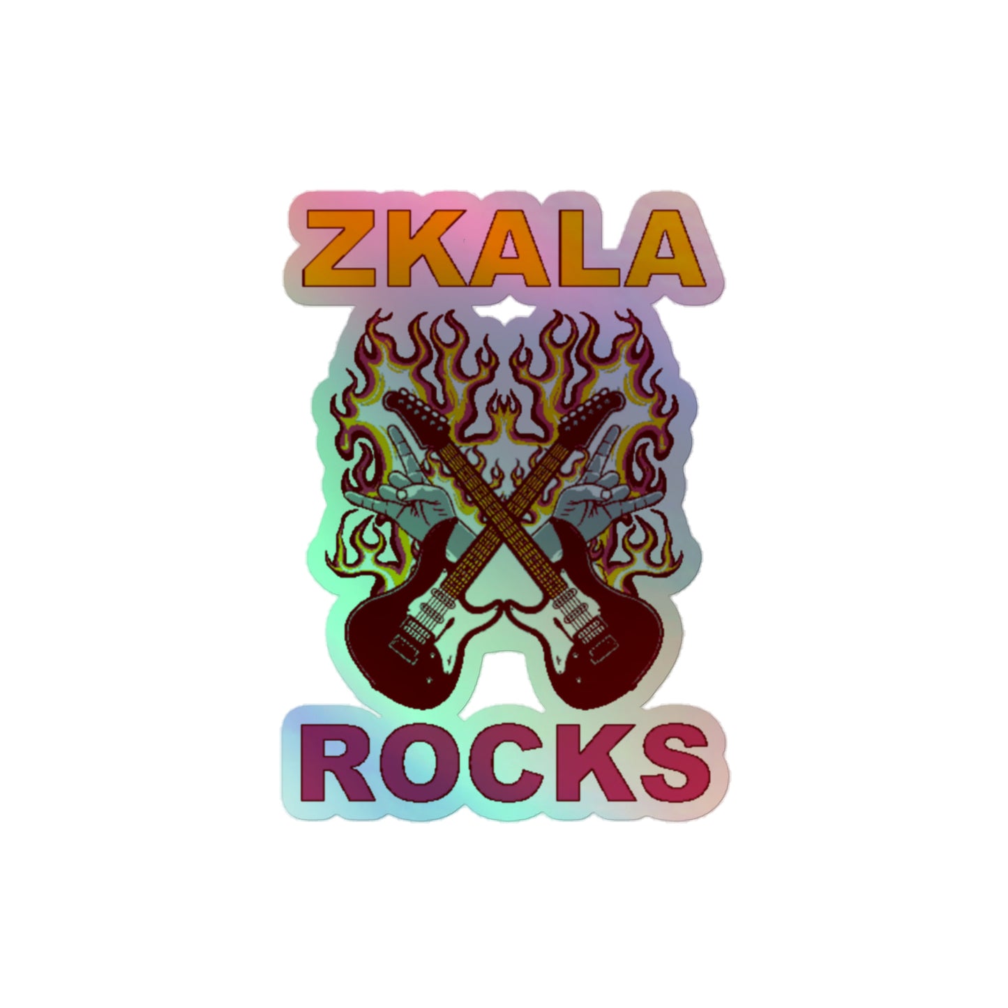 Zkala Rocks Holographic Stickers