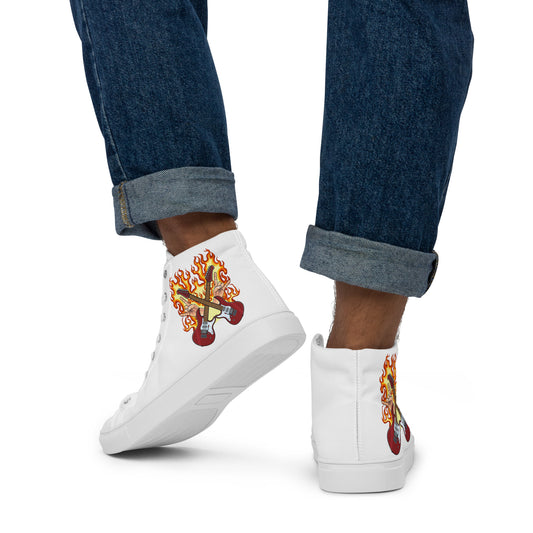 Rock N Roll High Top Canvas Shoes
